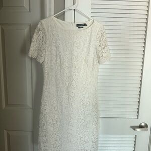 Ralph Lauren White Lace Dress
